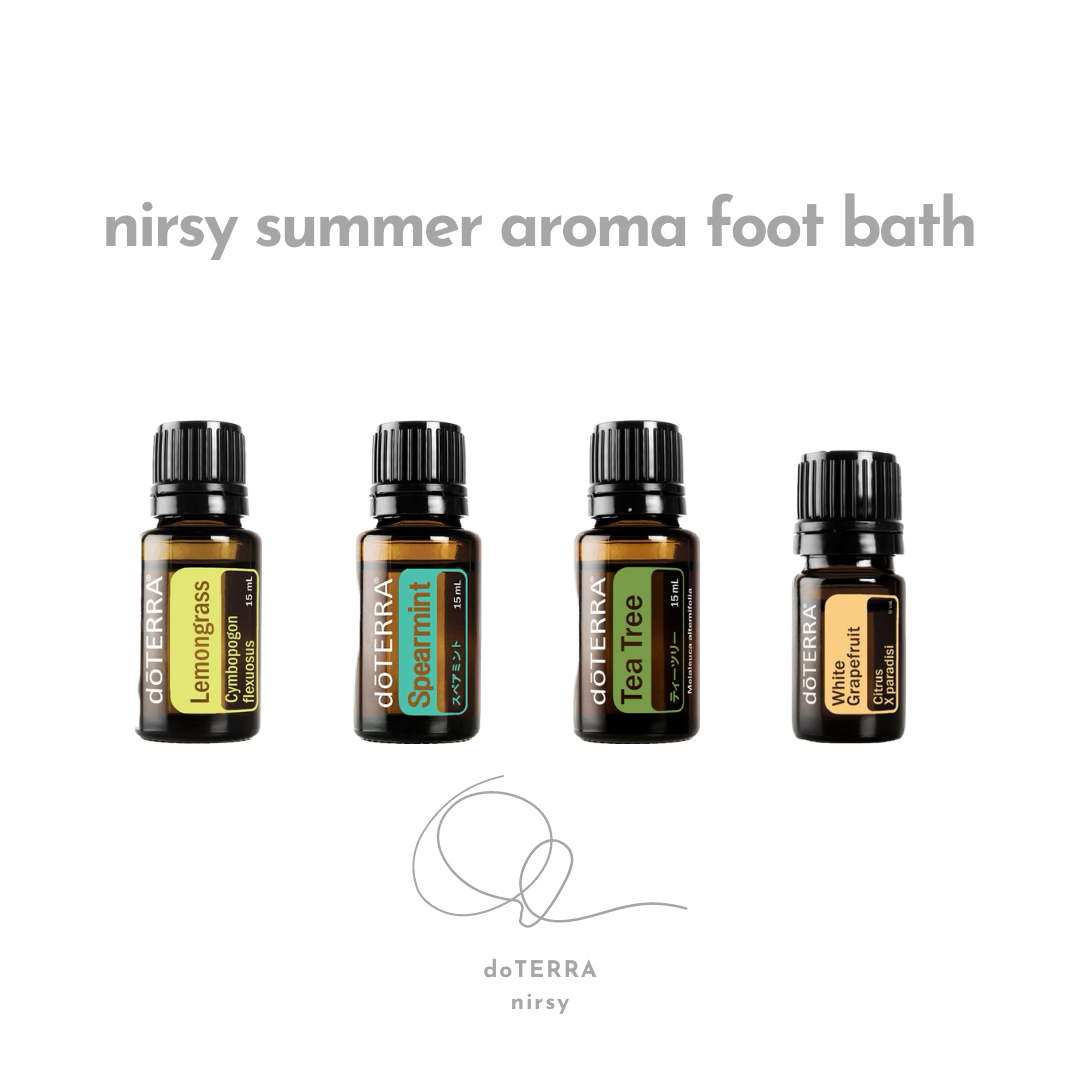 summer aroma foot bath🦶🦵👣